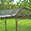 Tusheti Large Iron Flower Cart with Roof-1233354782