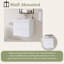 Meuble-lavabo mural simple avec plateau en résine intégré blanc-2042215608-2042215557
