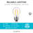 4 W E26/Medium (Standard) Dimmable 2700 K LED Bulb