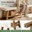 Polyester Blend Upholstered Storage Bench