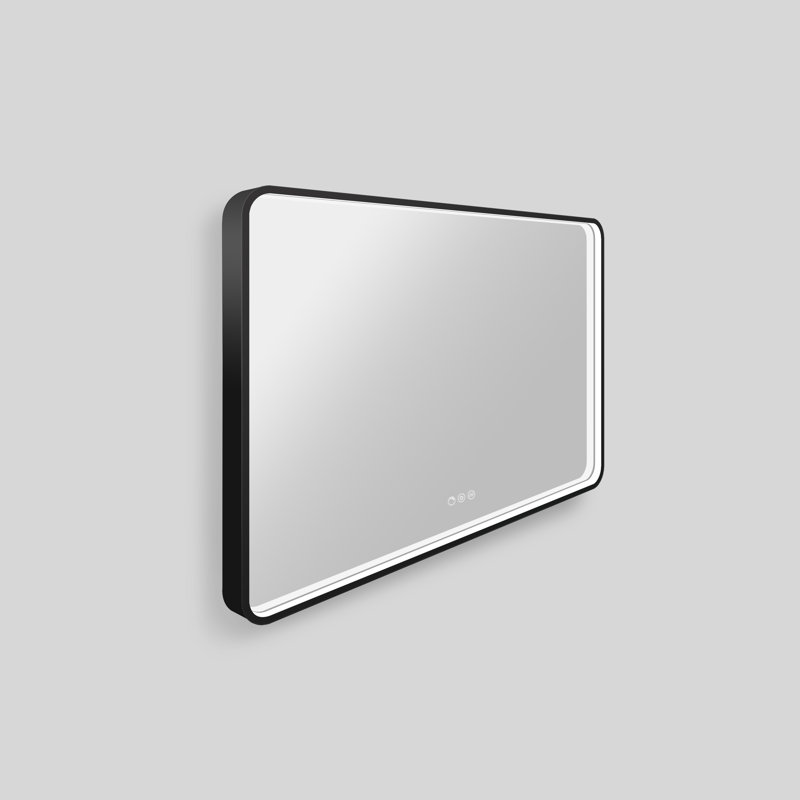 Streamline Rectangular Framed LED Bathroom Vanity Mirror with Defogger, Dimmability, Colour Temperature Change