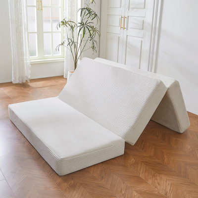 6''Portable Tri-folding Mattress,Memory Foam Mattress