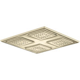 WaterTile Rain Overhead Showering Panel with 4 22-Nozzle Sprayheads