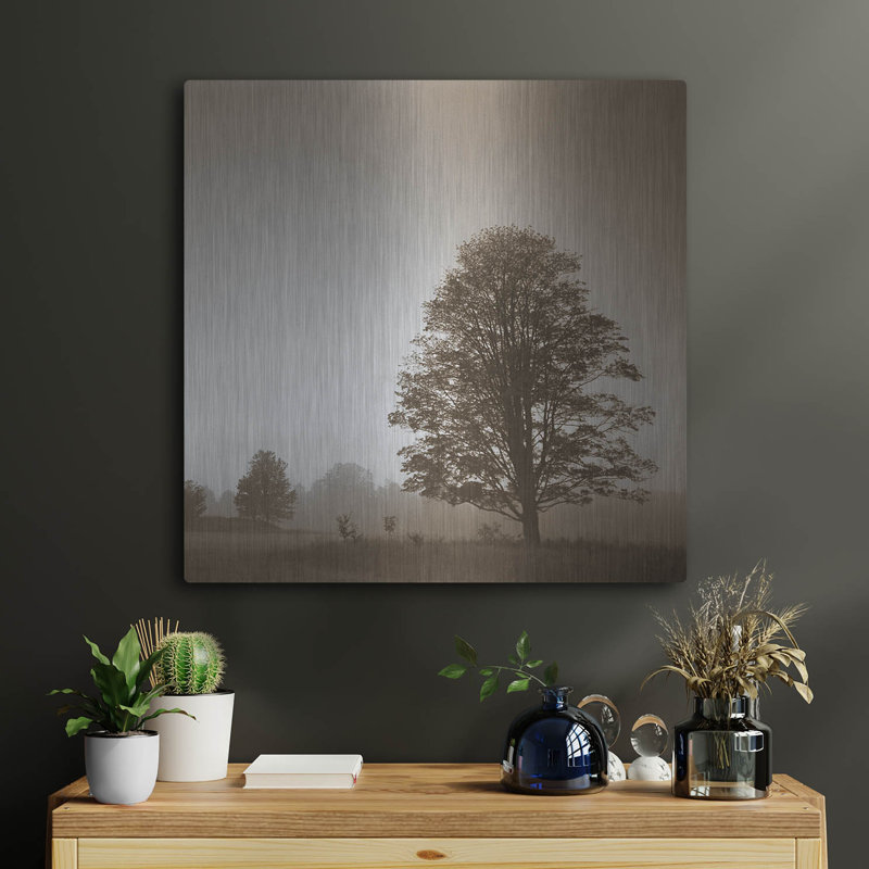 Luxe Metal Art «Stillness» par Photoinc Studio, Met «Stillness» par PhotoINC Studio, H 24 po x l 24 po