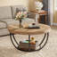 Table basse ronde à 2 niveaux-385847447