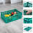 Collapsible Storage Crates, 52 Liter Heavy Duty Foldable Plastic Crates , Storage Baskets and Bins 23.6" L x 15.7" W x 8.6" H Stackable Dairy Milk Crates for Office, Home, Toy Storage-1148116946