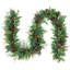 Mixed Pine With Berries Artificial Christmas Garland - 10' X 15" - Unlit