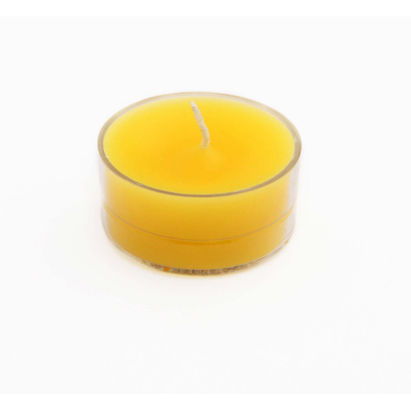 Bougie photophore sans parfum, Orange, Ensemble de 600