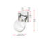 Applique murale en cristal 6 pouces Cambell en chrome-1224719241