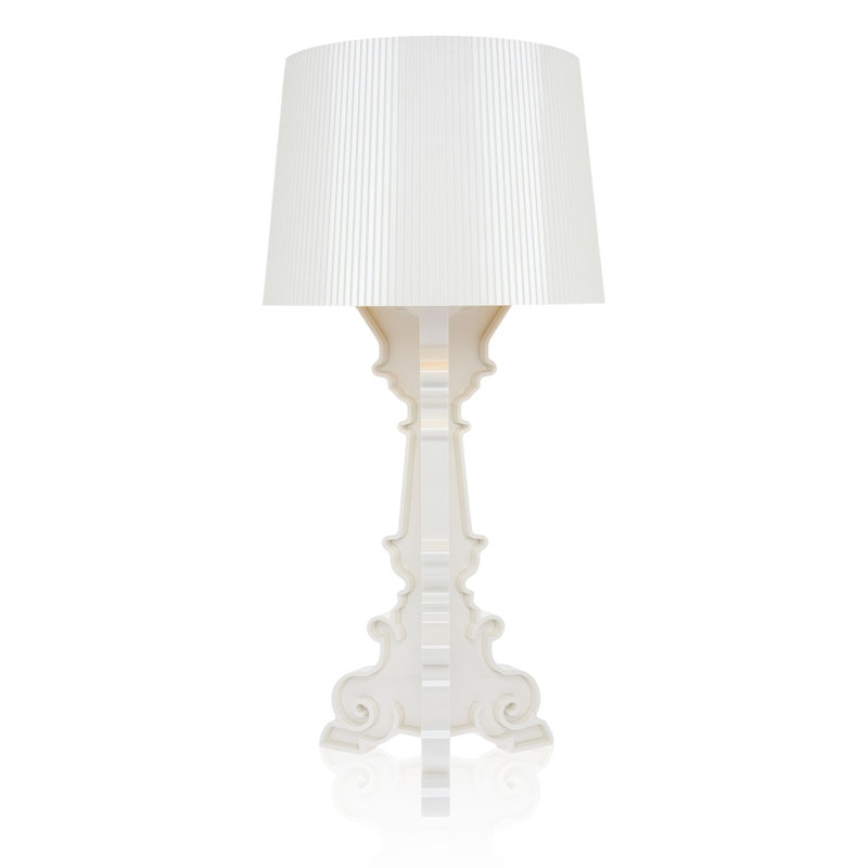 Bourgie Table Lamp, Opaque White