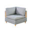 Gris - 5 pièces, comprenant des chaises en tissu éponge et un paquet de 5 pièces en flanelle