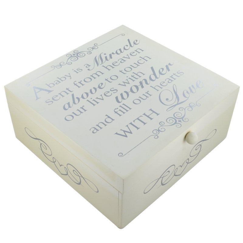 Abi Handmade Solid Wood Memory Box