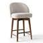 Tabouret de comptoir pivotant rembourré-1019391450