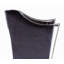 Chaise d'appoint en acier inoxydable avec pieds en forme de X (ensemble de 2)