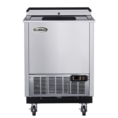 KoolMore 25 in. Commercial Glass Froster, ETL Listed, 5 cu. ft. (KM-GF25-SS) - Stainless Steel