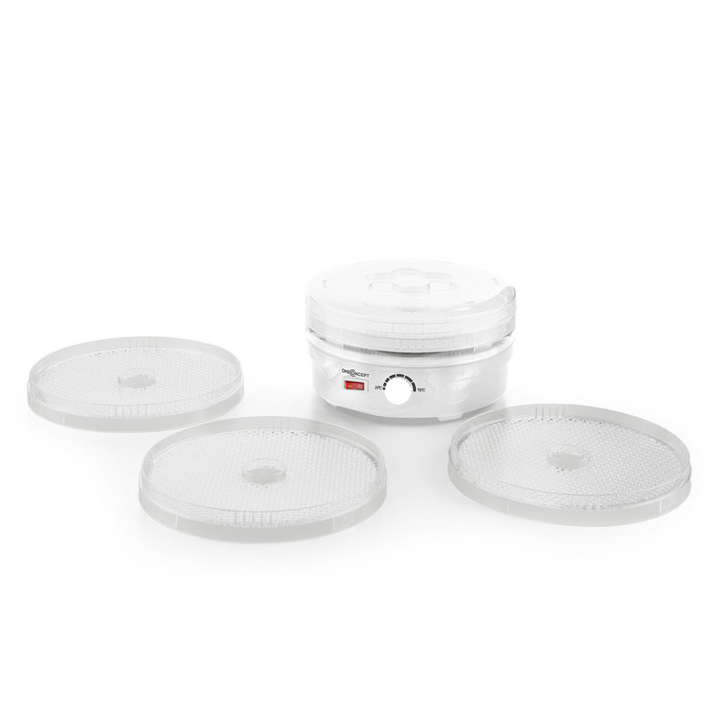 OneConcept 250W Food Dehydrator, White