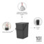 Brabantia Sort & Go 6 Litre Rubbish Bin-126075501