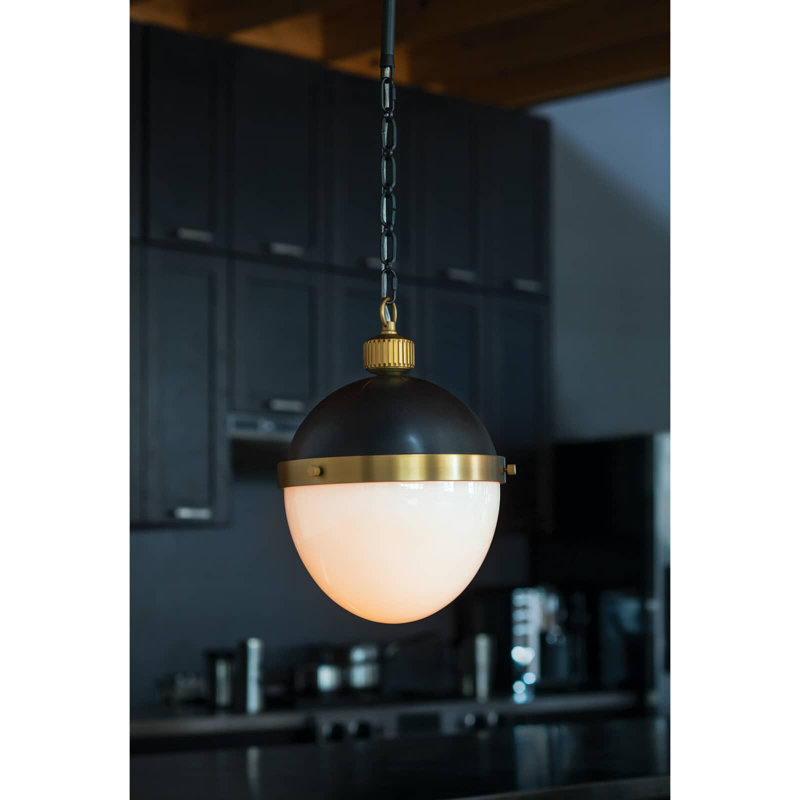 1 - Light Pendant, 33.5" H x 8.5" W x 8.5" D