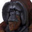 Statue de grand singe orang-outan de Bornéo