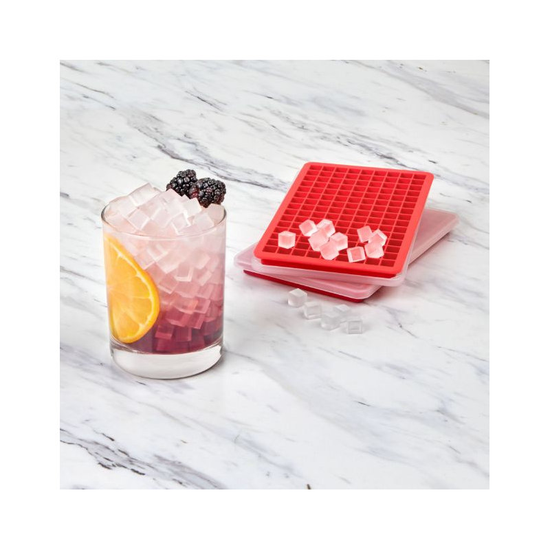 Mini Cube Ice Tray - Stratus Blue, Candy Apple