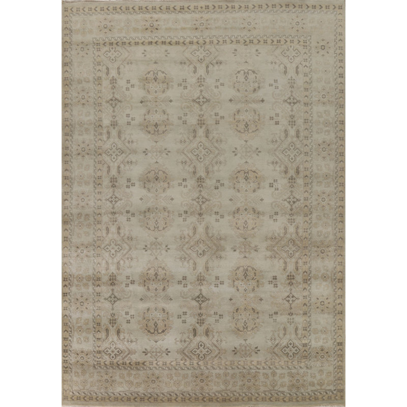 Tapis oriental fait à la main Oushak 9 x 12
