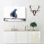Pigeon Bird On A Wire - Wrapped Canvas-55325008