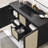 Ensemble de meuble-lavabo simple 48 po noir Chauer-93811904-93811902
