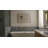 Two Handle Wall Mount Tub Filler Trim with Hand Shower-124954695