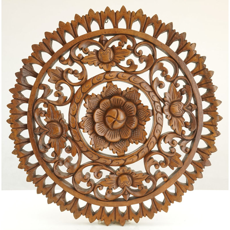 Handmade Plants & Flowers Wall Decor on Solid Wood