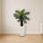 Artificial Cycas Plant in White Tower Planter
