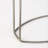 Kyles No Numbers Metal Quartz Movement / Crystal Tabletop Clock in Grey