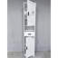 Armoire de rangement H 69 po avec 2 portes de grange et 1 tiroir - couleur rétro, polyvalente pour plusieurs salles de bain, tablettes réglables, espaces-118618864