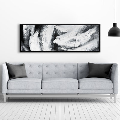 Grandes rayures sur toile