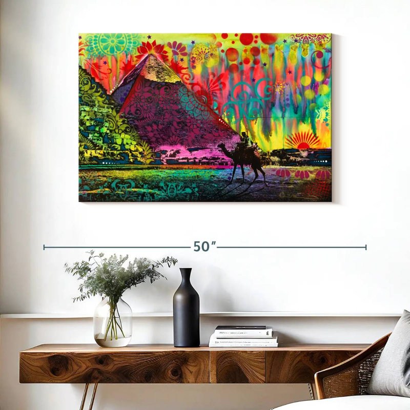 Adella Sunset At Cheops, 26" H x 39" W