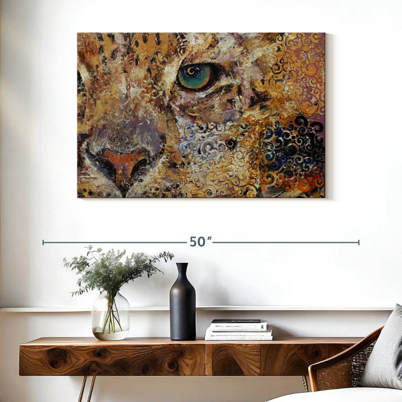 Bramyn Leopard Dynasty, H 26 po x l 39 po