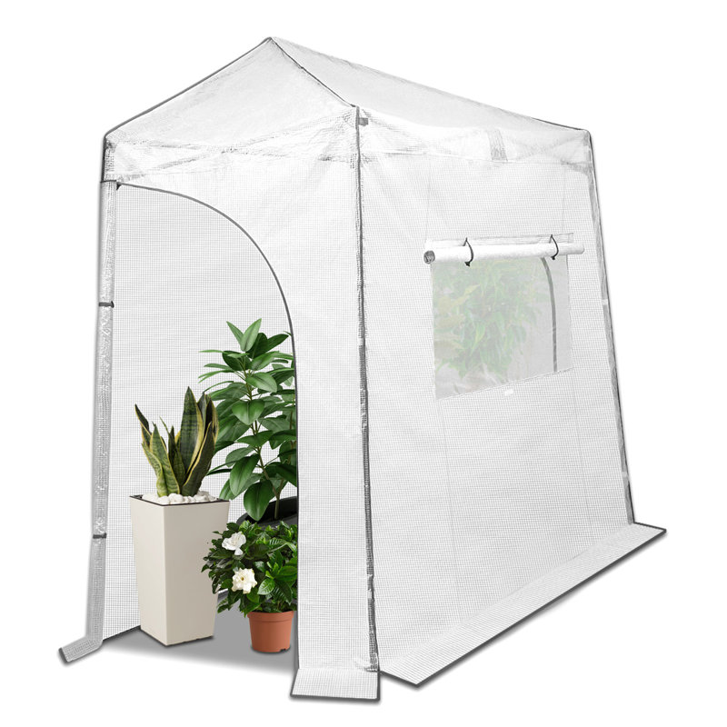 Pop Up Greenhouses Pop Up 4' W x 9' D Greenhouse, White