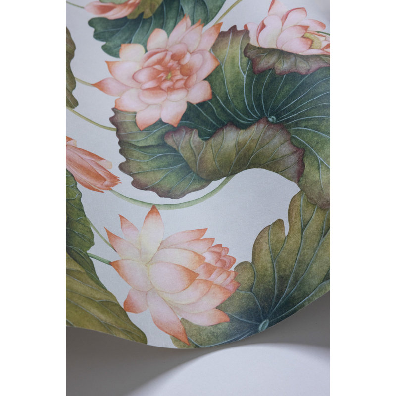 Lily Lotus, Orange/Olive