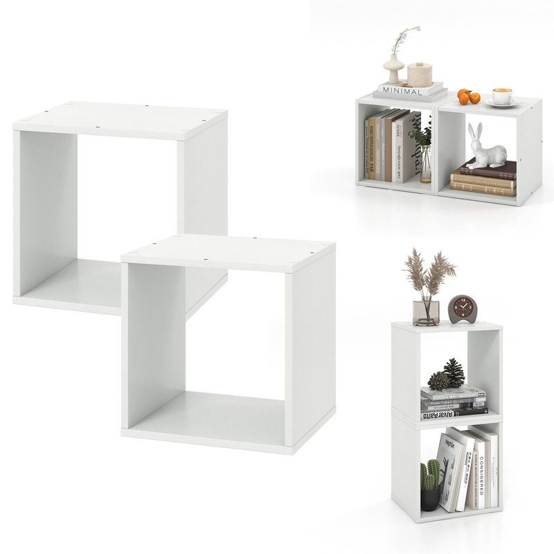 Sabelle 38cm H x 38cm W Particle Board Cube Bookcase
