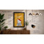 Bonjour Parisian Cat Modern - Framed Print-1248309219-1248309231