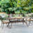 87In Bronze Patio Aluminium Rectangular Table