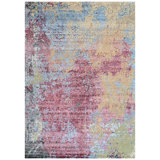 Hand Knotted Abstract Area Rug