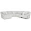 Canapé modulaire inclinable 6 pièces avec méridienne-111010332