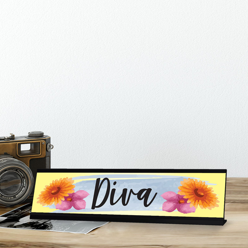 Enseigne de bureau Diva