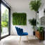 Fauteuil en velours Yeldem-1816063457