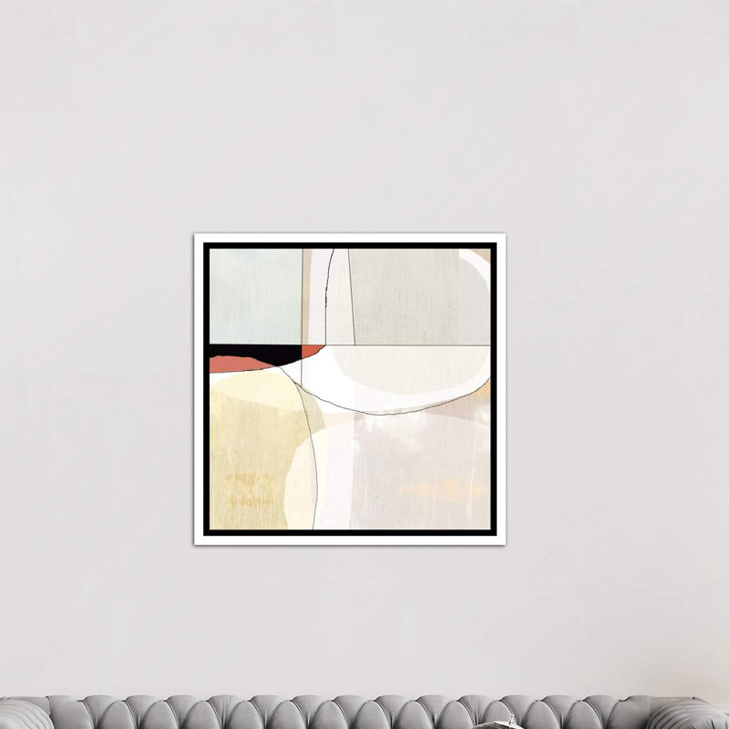 «Beuyer III» par Sisa Jasper, reproduction d'impression, H 26 po x l 26 po x P 1,5 po, Toile blanche encadrée