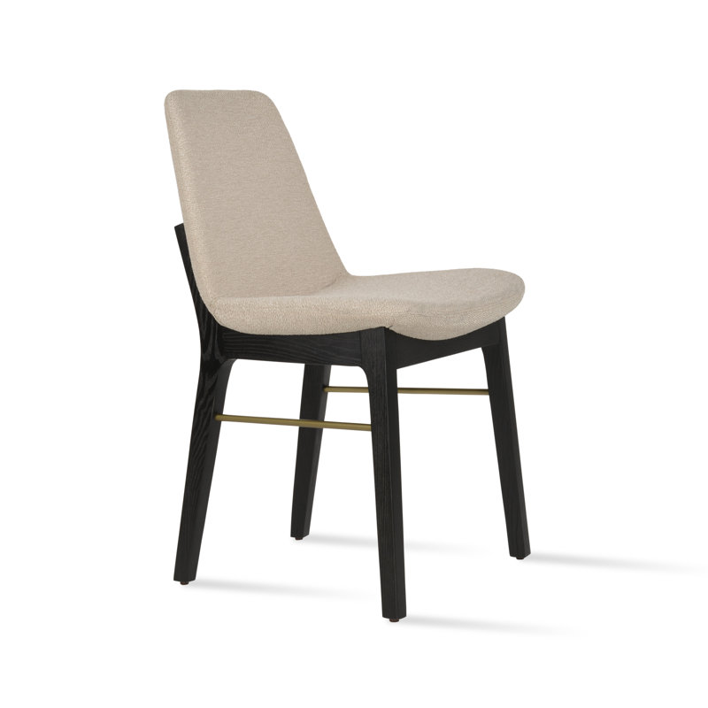 Eiffel Wood with Stretchers Dining Chair, Sky Blue
