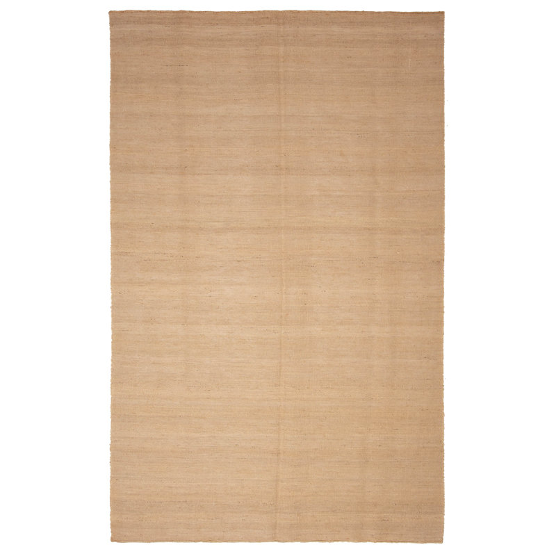 Palim Denizli naturel, kilim brun clair 6 pi 1 po x 9 pi 2 po