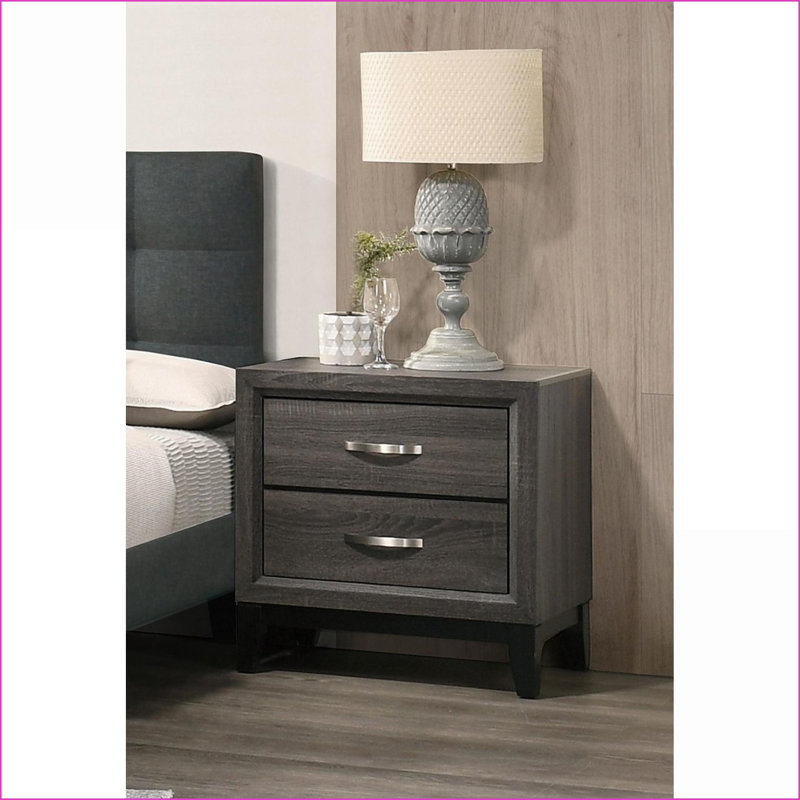 Table de chevet 2 tiroirs Rustic