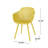 Outdoor Lotus Seat In Yellow - Polypropylene With Stain-blocking Feature And Construction Heat-