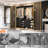 61'' - 92.6''  W Closet System with Wooden Drawers and Hanging Rods-272270763